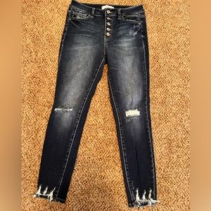 Kancan dark wash jeans